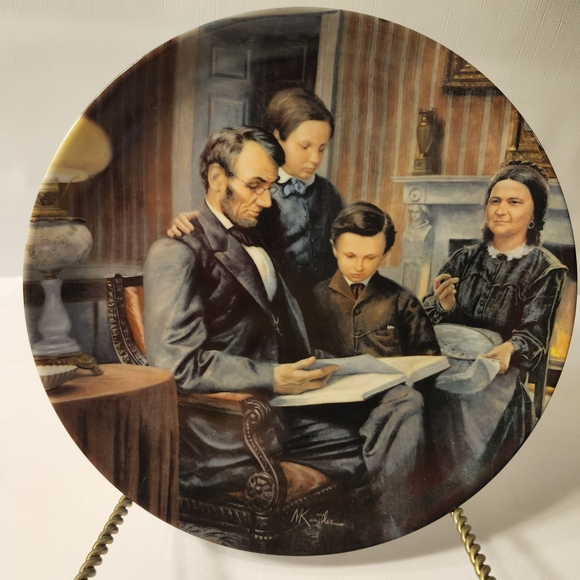 Knowles Other - Knowles Decorative Plate "The Family Man" Collector Plate - COA